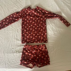 Gender Neutral Eco / Sustainable Swim set by Ollie & Squish - UV 50+, Size 5